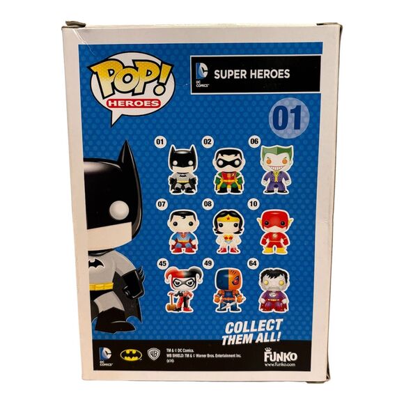 Funko POP! Heroes DC Super Heroes - Batman #01 Vinyl Figure - In Box - Picture 3 of 6